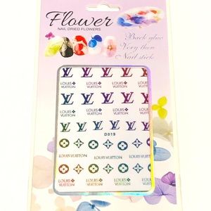 Louis Vuitton Nail Decal Sticker 4 sheets